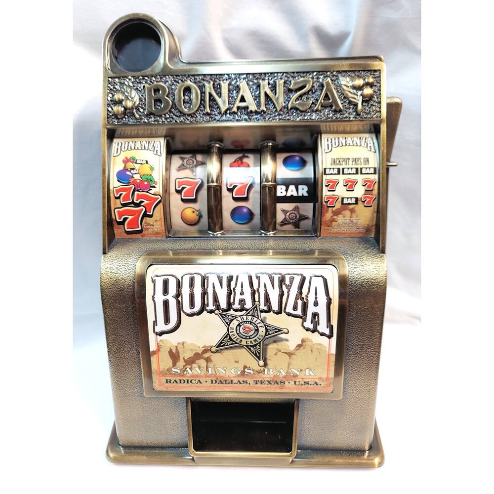 Bonanza Coin Bank Rare Vintage by Radica #1240